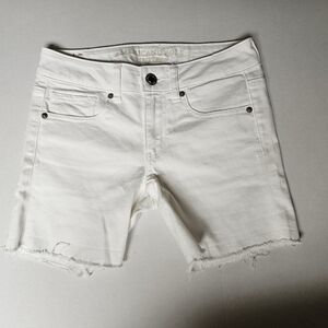 American Eagle Outfitters Women's White Denim Shorts‎ 2